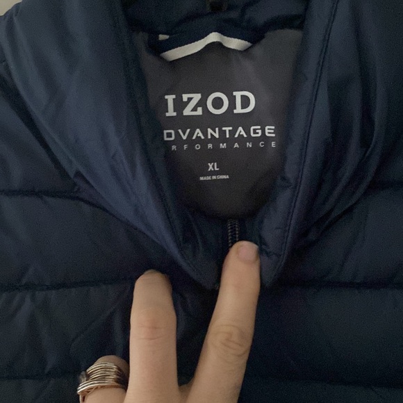 Navy blue Izod puffer vest - Picture 2 of 3